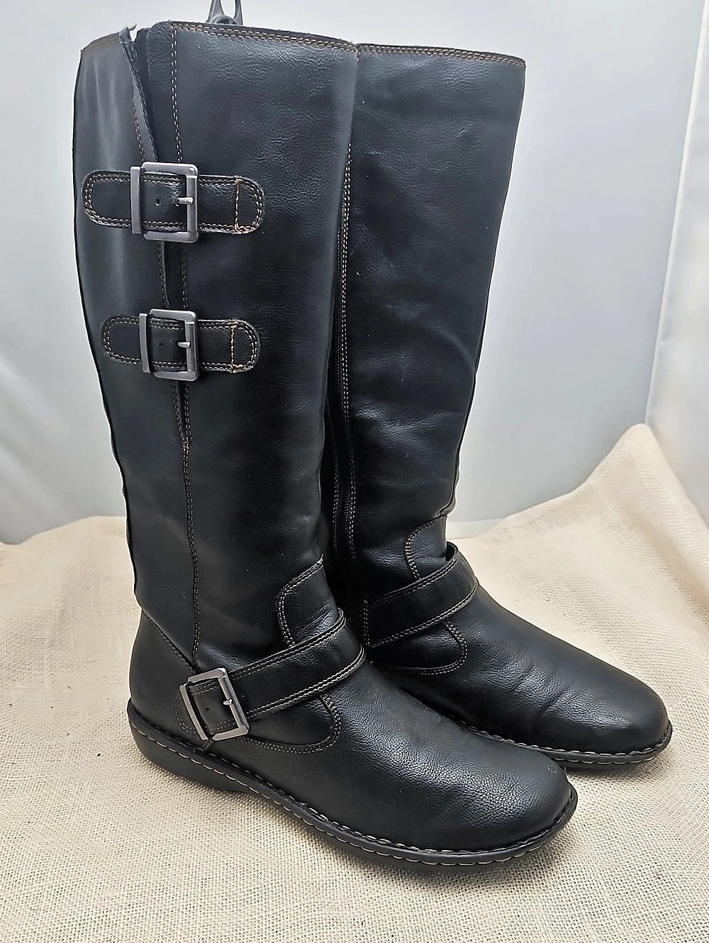 boc - Black Buckle Tall Boots